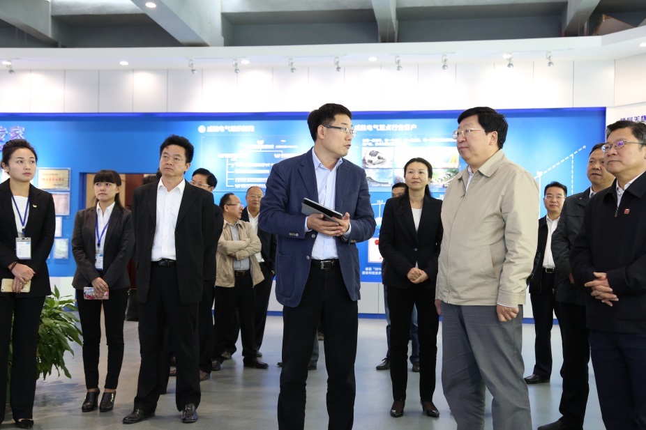 湖南省委常委、省人民政府常務副省長陳向群一行蒞臨威勝電氣產(chǎn)業(yè)園